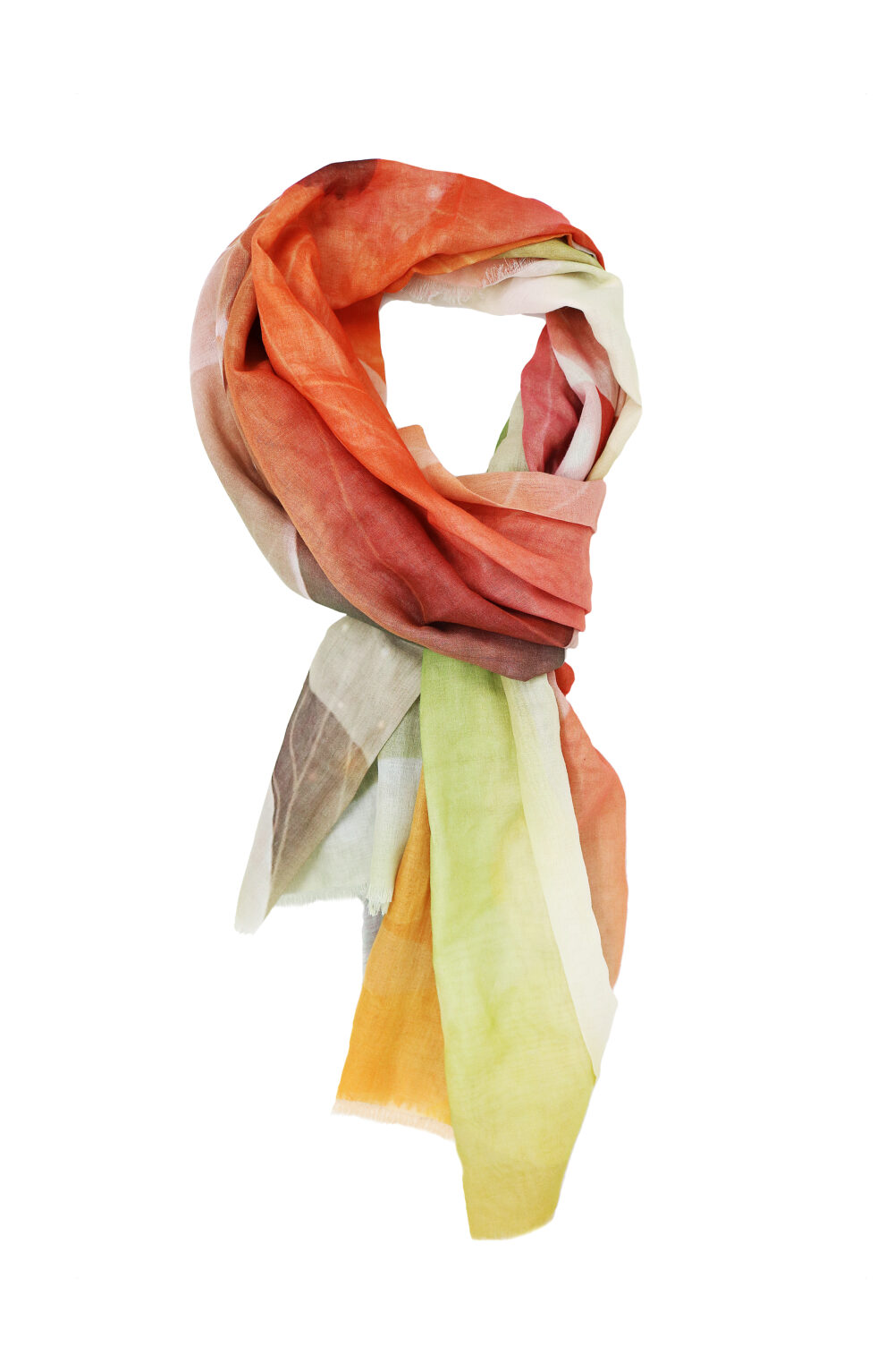 Women scarf rainbow flowers colored - Image 2