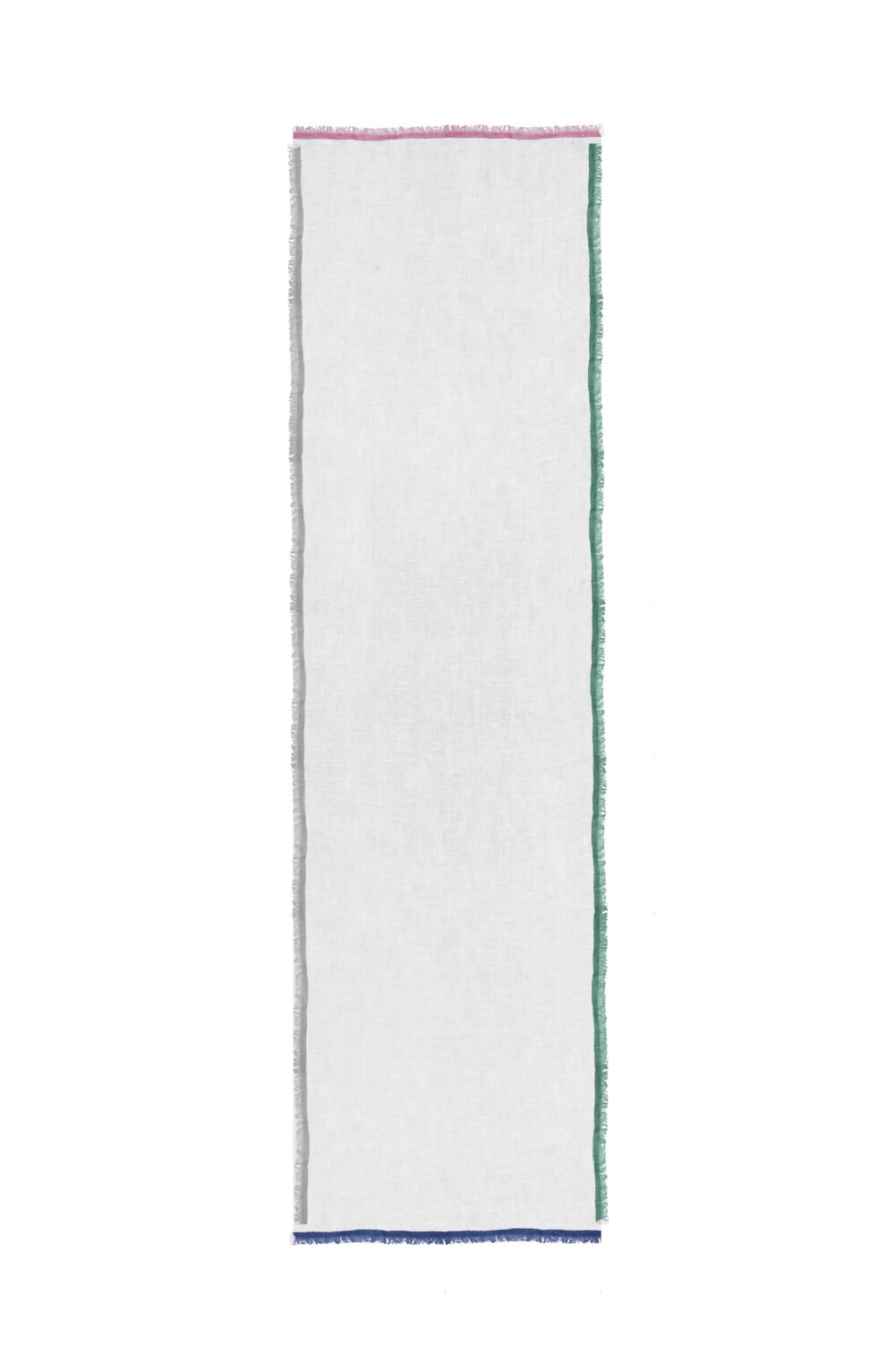 Women scarf with colored fringes - Image 3