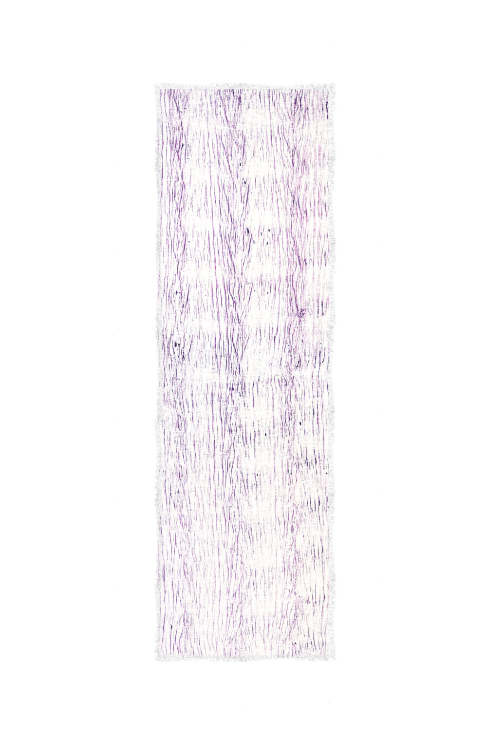Women scarf with the scratched wine color effect - Image 3