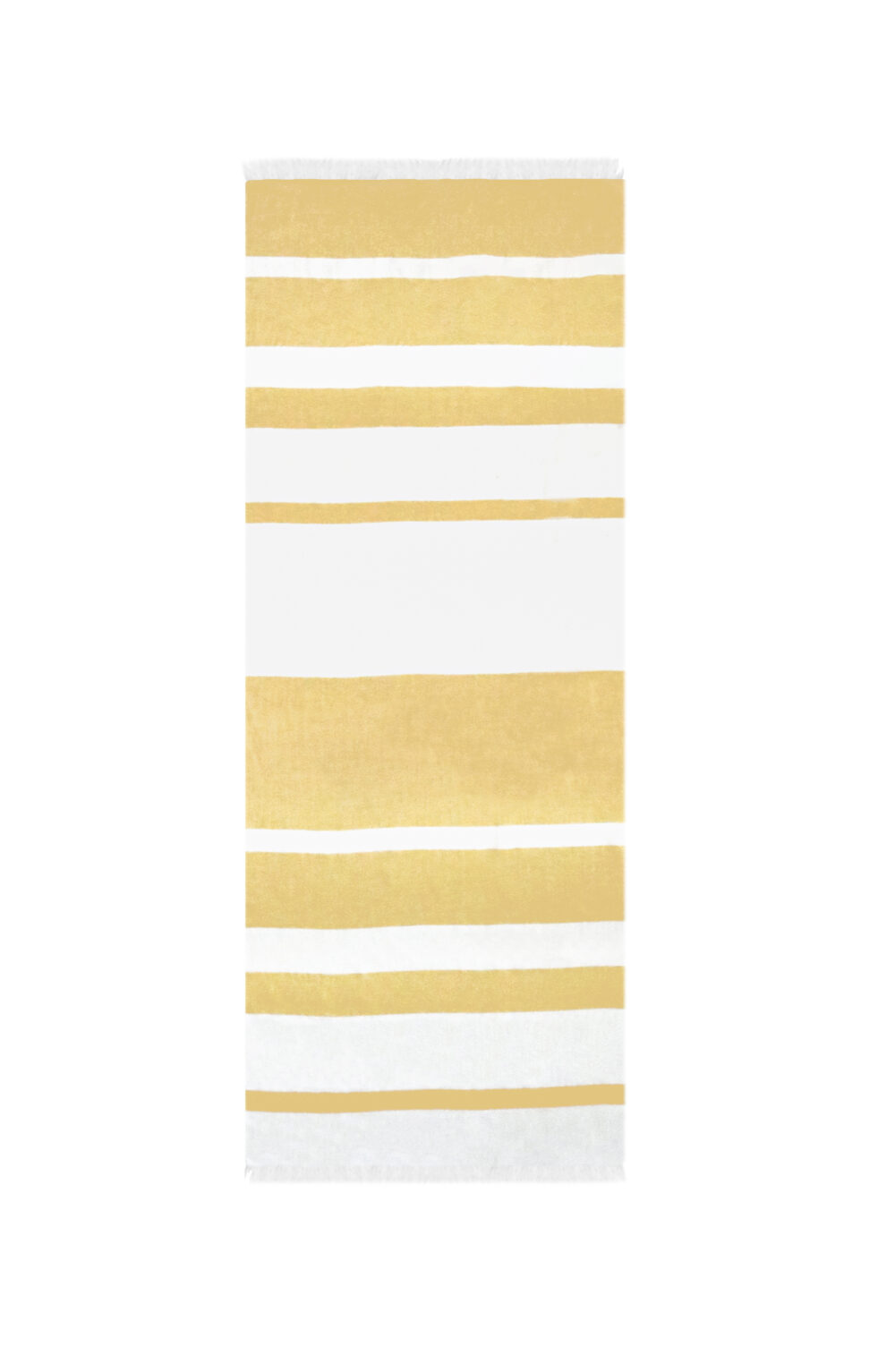 Women Scarf white and yellow color - Image 3