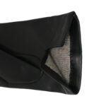 Women gloves 100% lambskin lining in cashmere. Black color. - Image 4