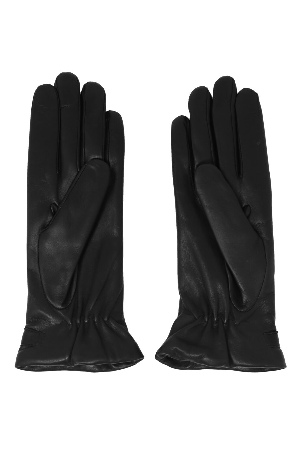 Women gloves 100% lambskin lined in pure cashmere. Black color with bow. - Image 2