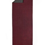Winter women scarf, bordeaux and grey color - Image 4