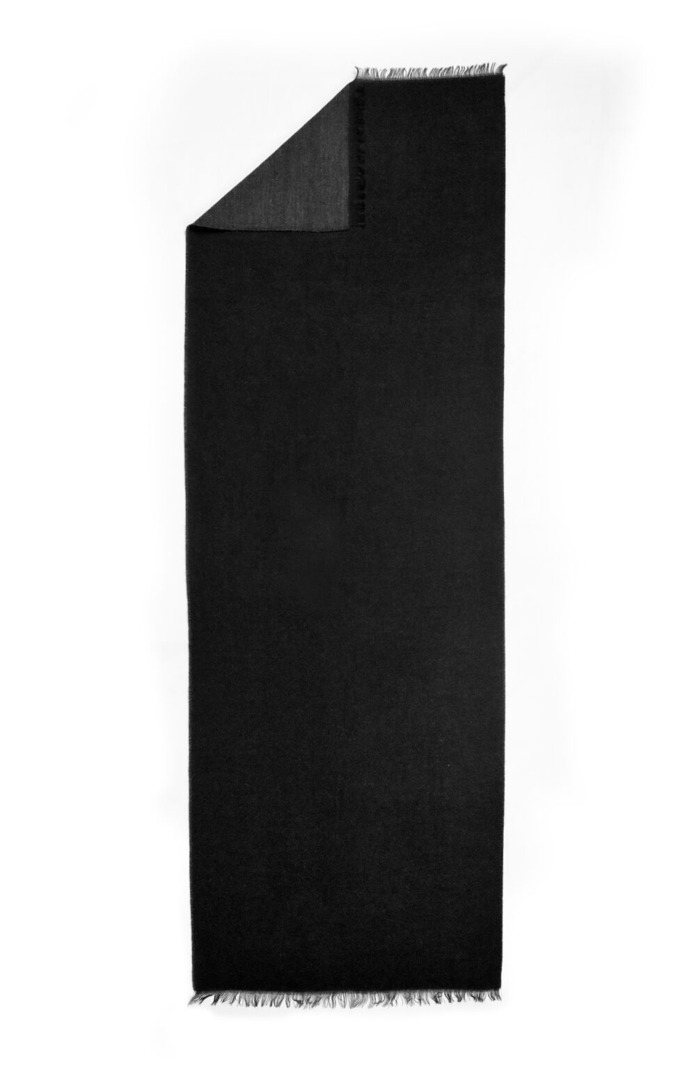 Winter women scarf, black and grey color - Image 4