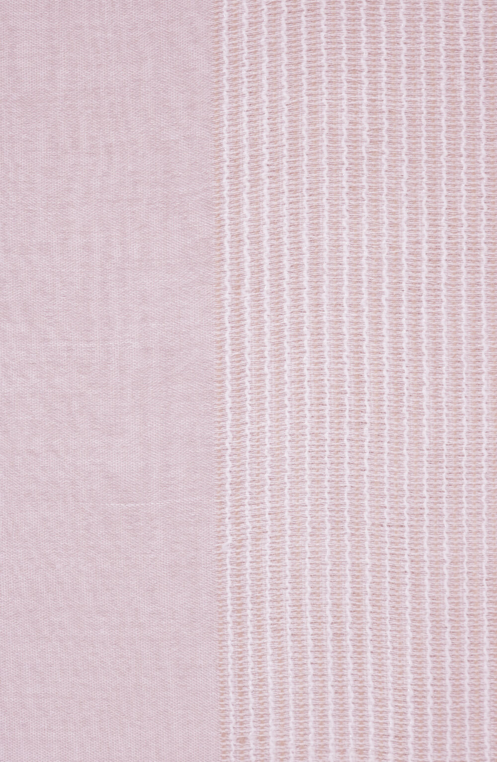 Women scarf taupe color with stripes - Image 5