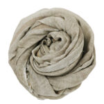 Women scarf sand color - Image 3