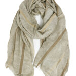 Women scarf sand color - Image 2