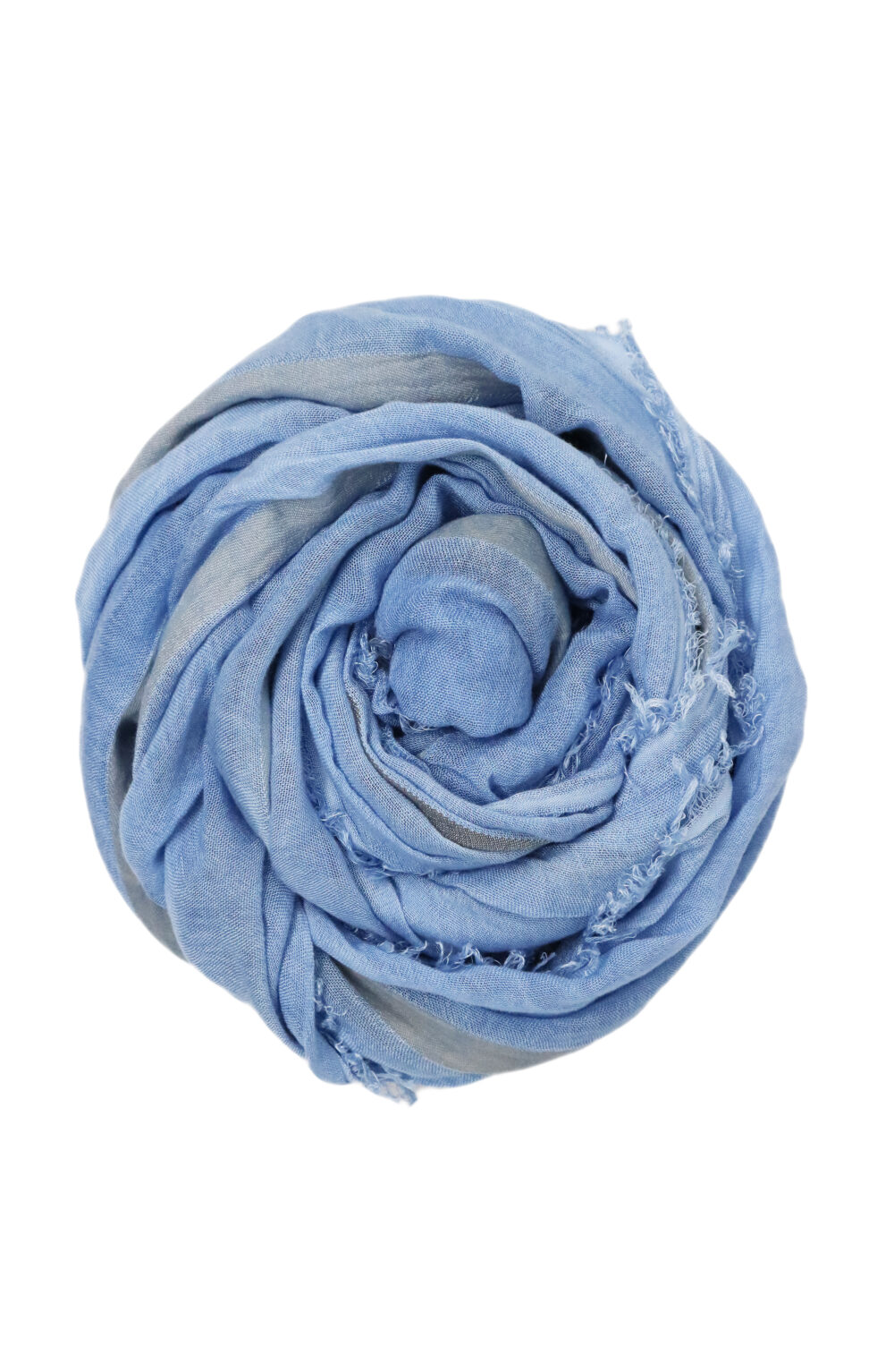 Women scarf blue color - Image 3