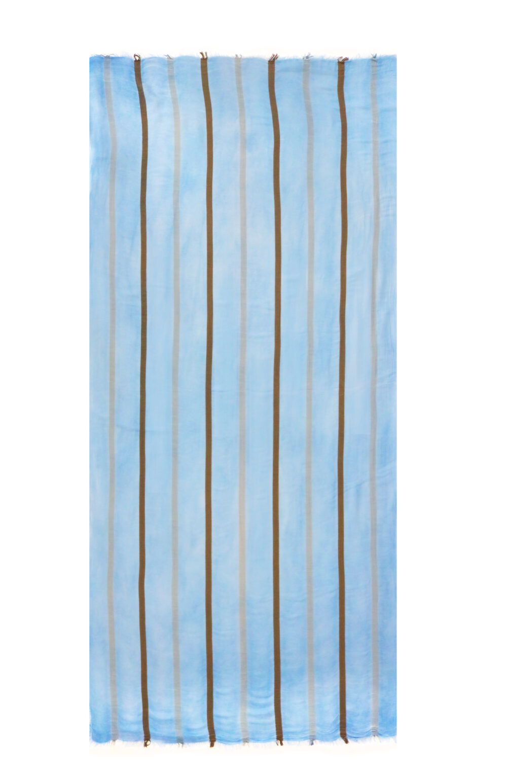 Women scarf blue color - Image 4