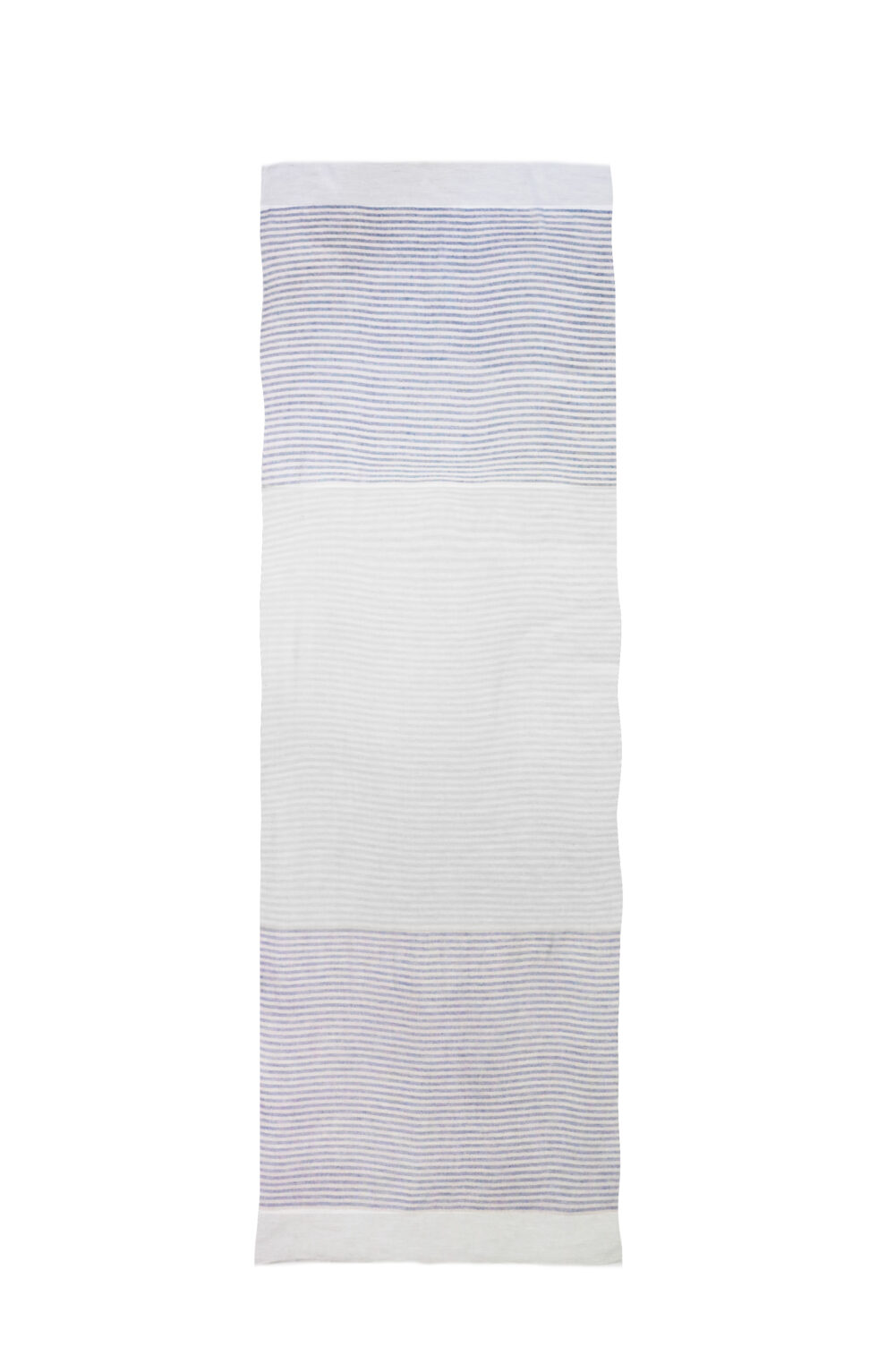 Women scarf beige, blue and grey color - Image 4