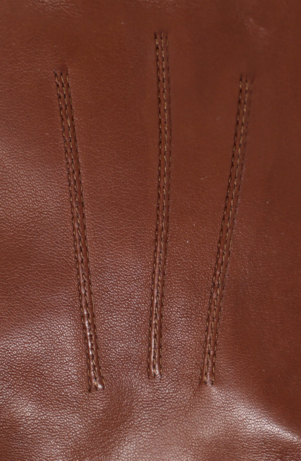 Men gloves 100% lambskin lined in cashmere. Brown color. - Image 4