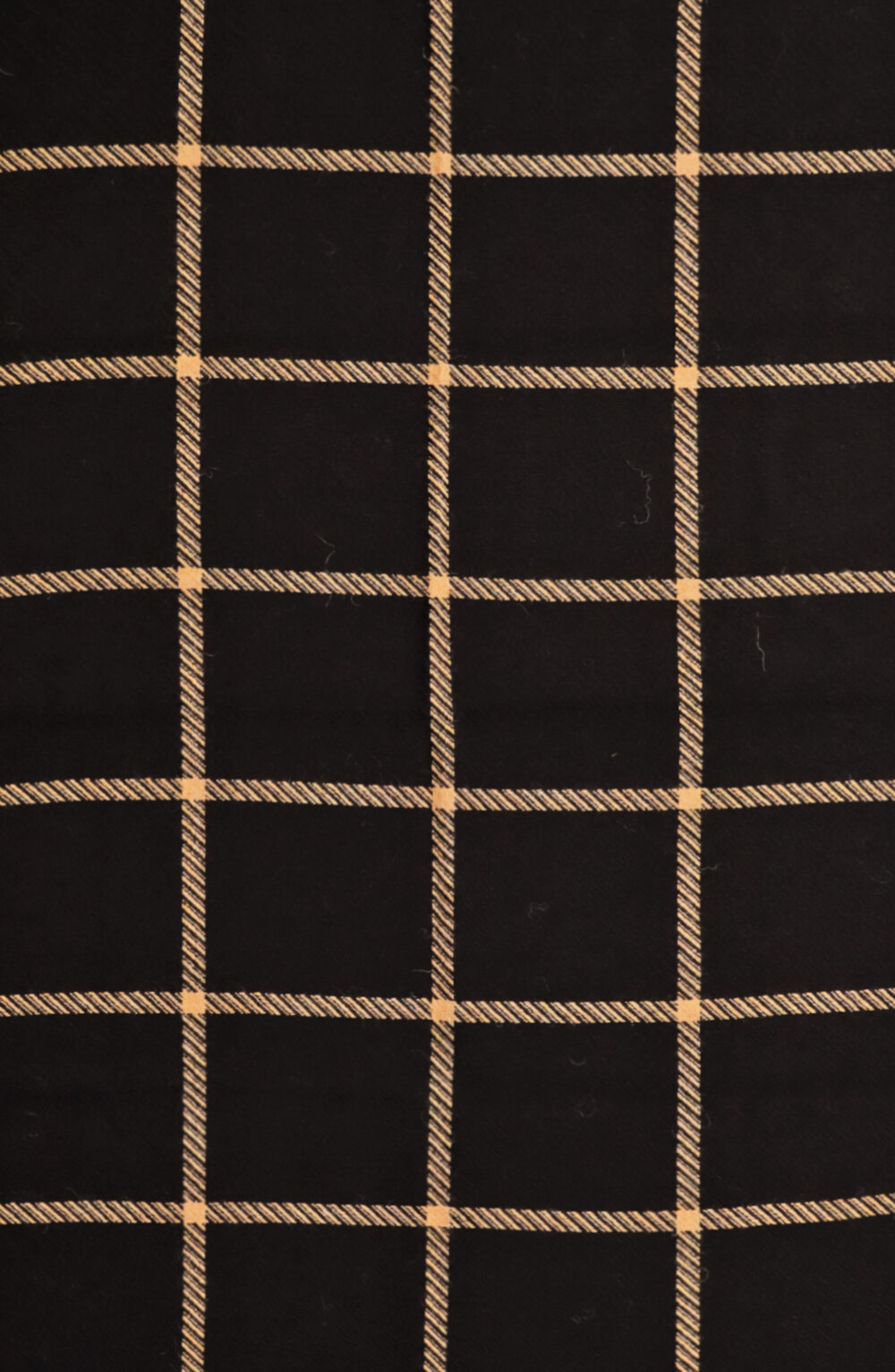 Elegant Women scarf yarn dyed jacquard black - Image 5