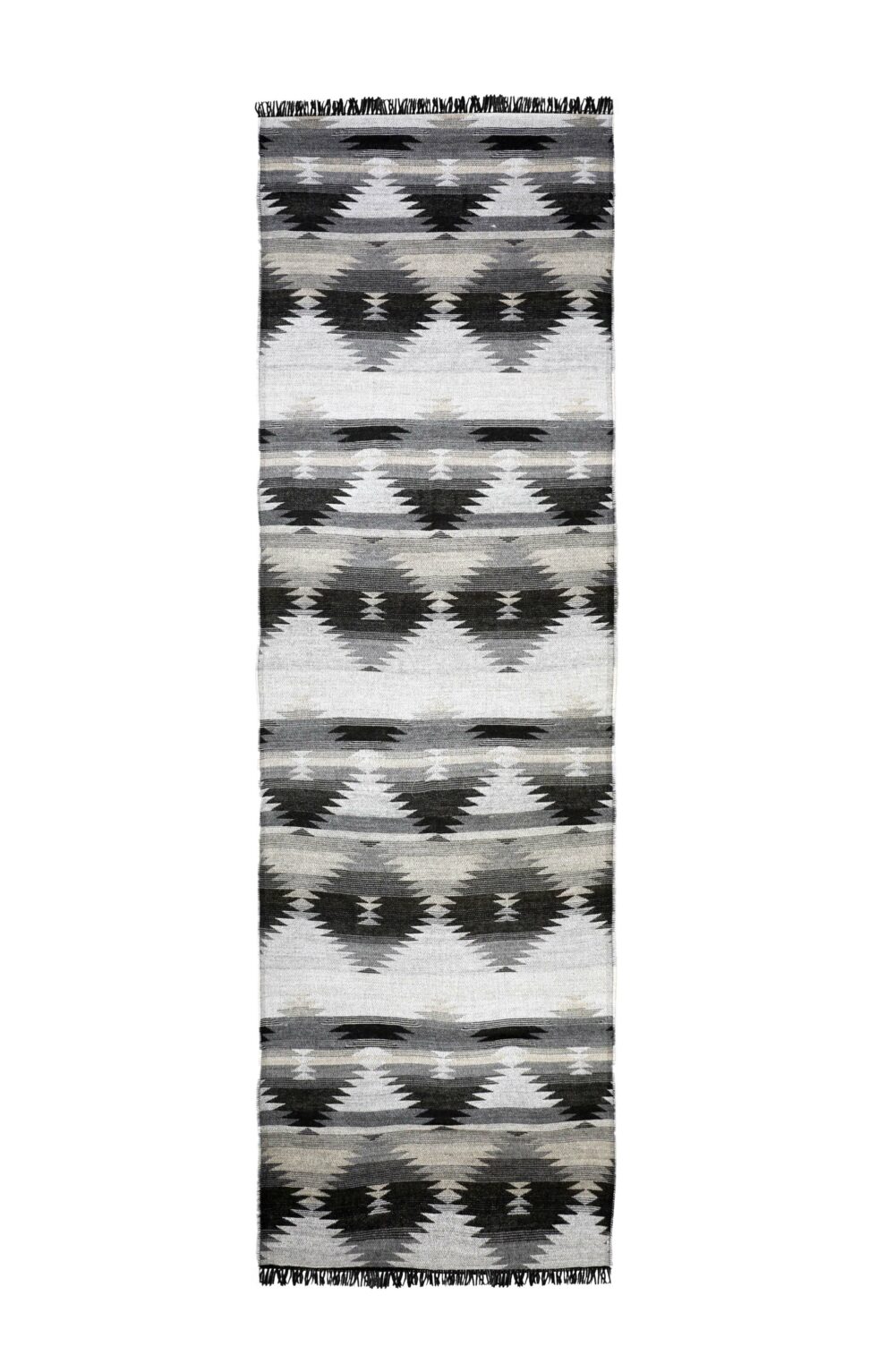 Elegant Women scarf abstract shapes grey - Image 5