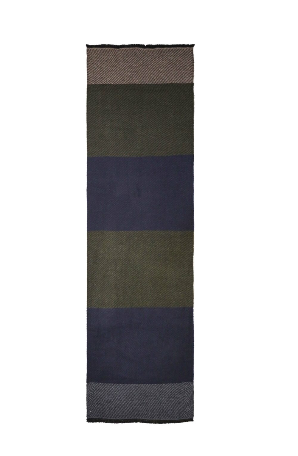 Elegant Women scarf stripped pattern blue - Image 2