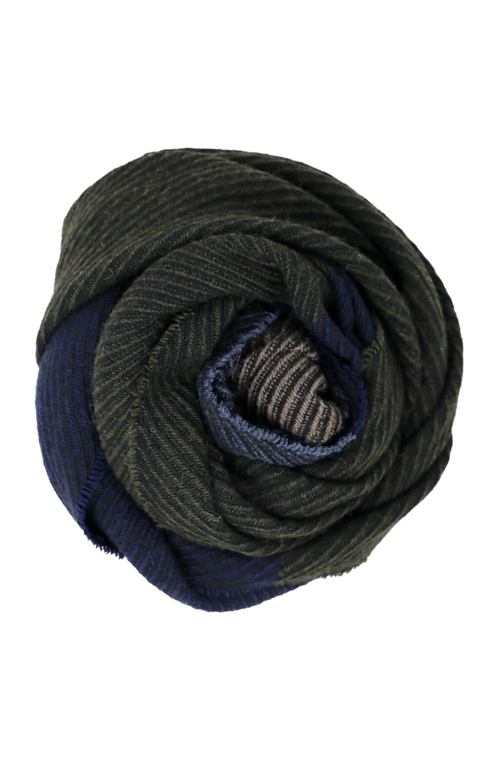 Elegant Women scarf stripped pattern blue - Image 3