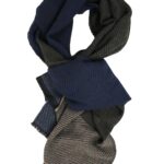 Elegant Women scarf stripped pattern blue - Image 4
