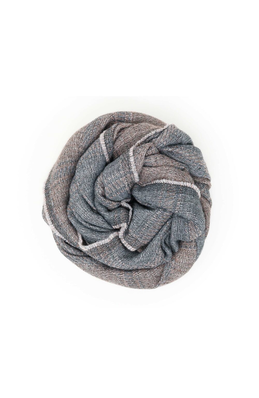 Elegant Women scarf with modern tartan design pink - Image 3